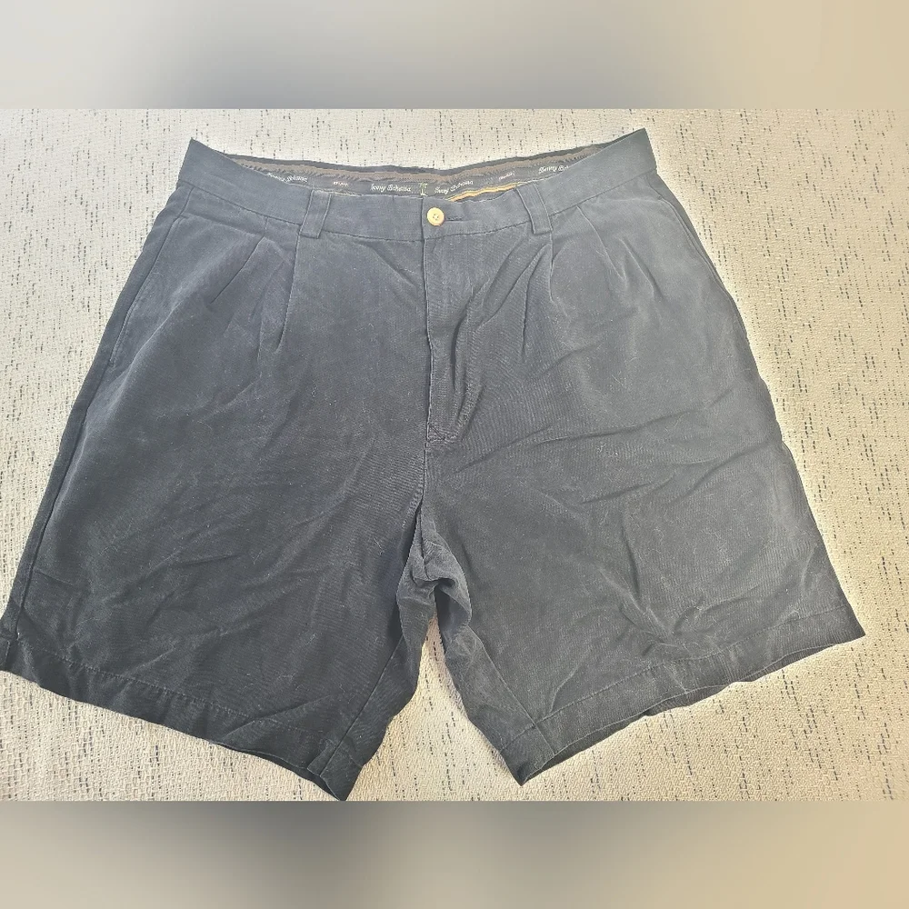 Tommy Bahama Silk Shorts Men’s 34 Black Luxury Resort Casual - Picture 3 of 8